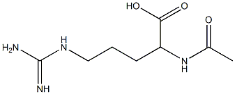 N-乙酰-DL-精氨酸,,结构式