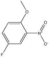 2-nitro-4-fluoroanisole Struktur