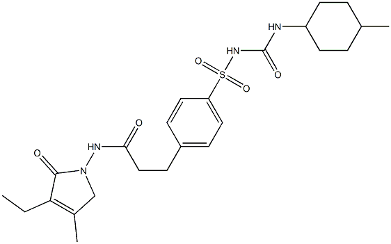 格列美脲杂质F, , 结构式