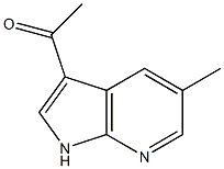 3-Acetyl-5-Methyl-7-azaindole Struktur