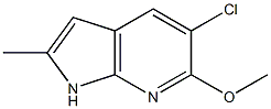 5-Chloro-6-Methoxy-2-Methyl-7-azaindole