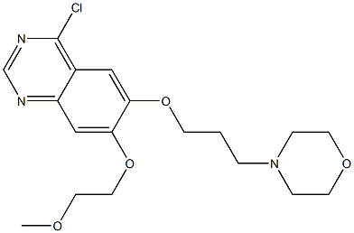  4--氯-7-(2-甲氧基乙氧基)-6-(3-吗啉-4-基-丙氧基)-喹唑啉