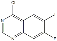 4-Chloro-7-fluoro-6-iodo-quinazoline,,结构式