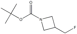 tert-butyl 3-(fluoroMethyl)azetidine-1-carboxylate Struktur