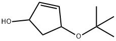 4-(三级丁氧基)环戊-2-烯醇, 73448-25-6, 结构式