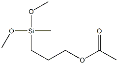 乙酰氧丙基甲基二甲氧基硅烷, , 结构式