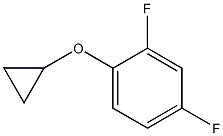 1-Cyclopropoxy-2,4-difluoro-benzene Structure