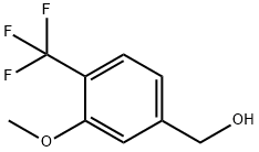 3-甲氧基-4-(三氟甲基)苄醇,276861-64-4,结构式