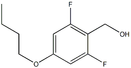 4-N-丁氧基-2,6-二氟苄醇, , 结构式
