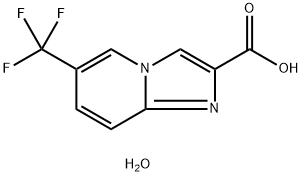 6-(三氟甲基)咪唑并[1,2-A]吡啶-2-羧酸, 1858251-06-5, 结构式