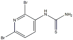 N-(2,6-二溴-3-吡啶基)硫脲, 97+%, , 结构式