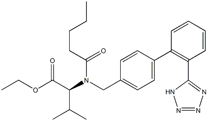 Valsartan Ethyl Ester Structure