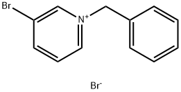 1-苯甲基-3-溴吡啶-1-溴化正离子 结构式