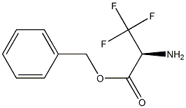 (S)-benzyl 2-aMino-3,3,3-trifluoropropanoate,,结构式
