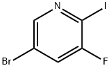 5-溴-3-氟-2-碘吡啶 结构式