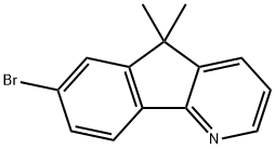 7-broMo-5,5-diMethyl-5H-indeno[1,2-b]pyridine Struktur