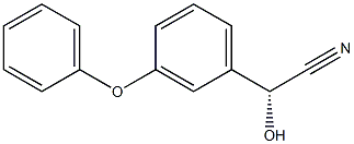 (R)-3-phenoxy-Mandelic nitrile Struktur