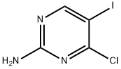 2-氨基-4-氯-5-碘嘧啶 结构式