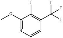 3-氟-2-甲氧基-4-三氟甲基吡啶, 1227599-04-3, 结构式