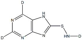 Azathioprine-d3 Struktur