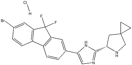 (S)-6-(5-(7-broMo-9,9-difluoro-9H-fluoren-2-yl)-1H-iMidazol-2-yl)-5-azaspiro[2.4]heptane hydrochloride