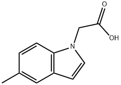 2-(5-甲基-1H-吲哚-1-基)乙酸, 1498800-43-3, 结构式