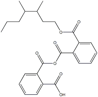 2-(((3,4-DiMethylheptyl)oxy)carbonyl)benzoic Acid
(Phthalate Monoester), , 结构式