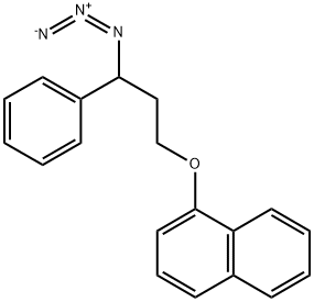 1-(3-Azido-3-phenylpropoxy)naphthalene Structure