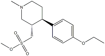 ((3S,4R)-4-(4-Ethoxyphenyl)-1-Methylpiperidin-3-yl)Methyl Methanesulfonate