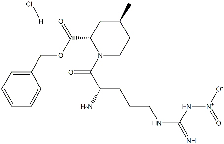 (2S,4S)-1-[(2S)-2-AMino-5-[[iMino(nitroaMino)Methyl]aMino]-1-oxopentyl]-4-Methyl-2-piperidinecarboxylic Acid Benzyl Ester Hydrochloride  >90% Structure