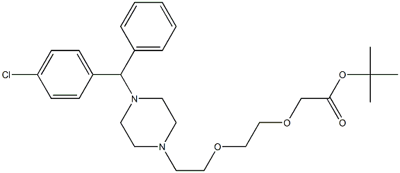  2-(2-(2-(4-((4-Chlorophenyl)(phenyl)Methyl)piperazin-1-yl)ethoxy)ethoxy)acetic Acid tert-Butyl Ester