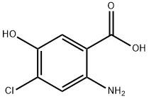 2-AMino-4-chloro-5-hydroxybenzoic Acid Structure
