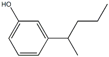 3-(2-Pentyl)phenol 化学構造式