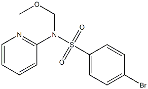 4-BroMo-N-(MethoxyMethyl)-N-(pyridin-2-yl)benzenesulfonaMide Structure