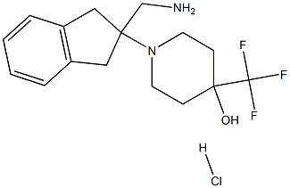 1-(2-(AMinoMethyl)-2,3-Dihydro-1H-Inden-2-Yl)-4-(TrifluoroMethyl)Piperidin-4-Ol Hydrochloride Structure