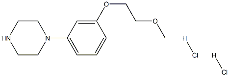 1-[3-(2-Methoxy-ethoxy)phenyl]piperazine dihydrochloride Structure