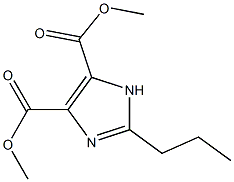 2-Propyl-4,5-iMidazoledicarboxylic acid diMethyl ester Structure