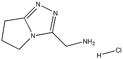 6,7-Dihydropyrrolo[2,1-c][1,2,4]triazole-3-MethylaMine hydrochloride Structure