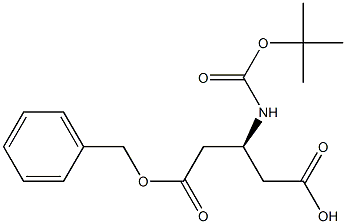 Boc-L-b-glutaMic acid 5-benzyl ester Structure