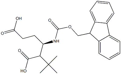 FMoc-(R)-3-aMinoadipic acid-a-tert-butyl ester Structure