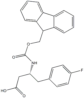 FMoc-4-fluoro-L-b-hoMophenylalanine Structure