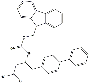 FMoc-4-phenyl-L-b-hoMophenylalanine Struktur