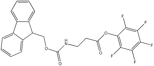 FMoc-b-alanine pentafluorophenyl ester Structure