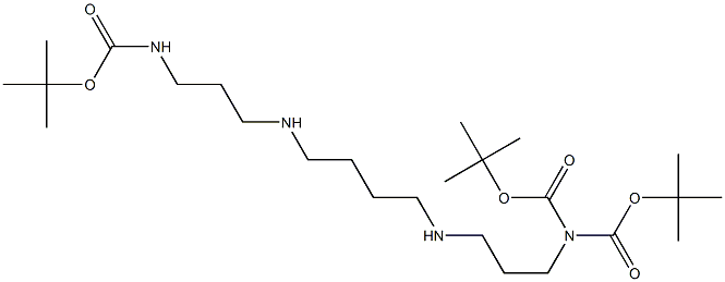 Tris-Boc-SperMine Struktur