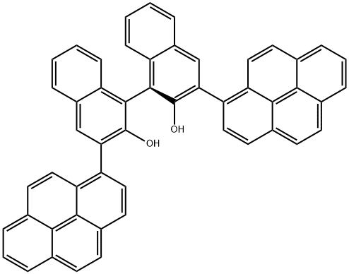 S-3,3'-Di-1-pyrenyl-1,1'-bi-2-naphthol Structure