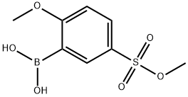 (2-甲氧基-5-(甲氧基磺酰)苯基)硼酸, 1704081-64-0, 结构式
