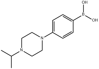(4-(4-ISOPROPYLPIPERAZIN-1-YL)PHENYL)BORONIC ACID Struktur
