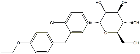 达格列净杂质2,,结构式