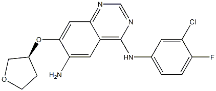  6-AMino-4-[(3-chloro-4-fluorophenyl)aMino]-7-[(S)-(tetrahydrofuran-3-yl)oxy]quinazoline
