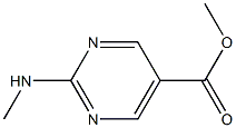 2-(甲氨基)嘧啶-5-羧酸甲酯, 1581701-20-3, 结构式